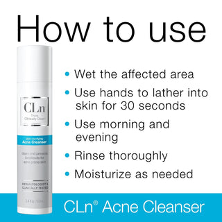 CLn Acne Cleanser CLn Skin Care 